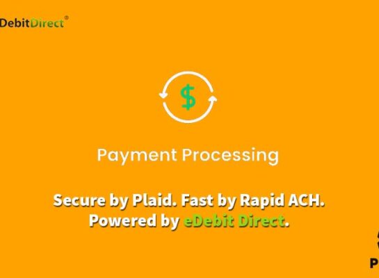 Edebit Direct Plaid: Secure by Plaid Fast by Rapid Ach Powered by Edebit Direct